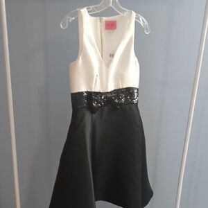 Kate Spade Black and White Formal Kids Dress